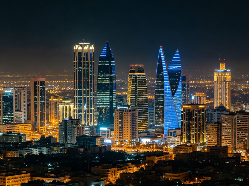 德黑兰城市夜景